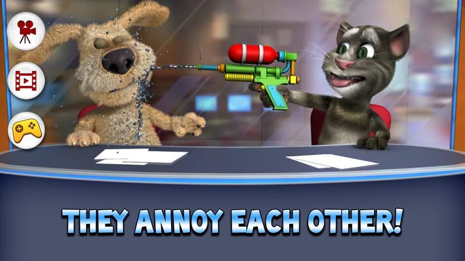 Скриншот 2 из Talking Tom & Ben News