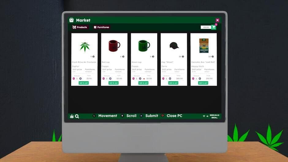 Скриншот 10 из Weed Shop Simulator