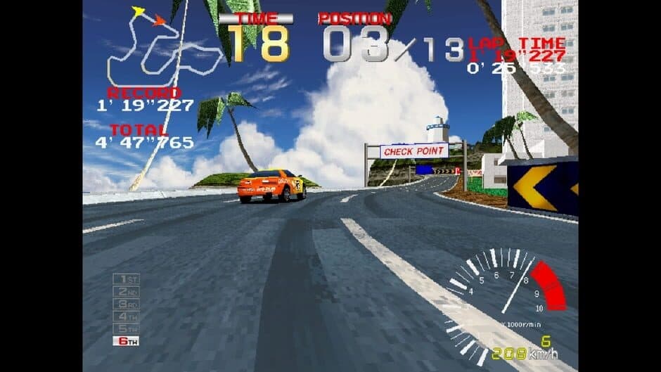 Скриншот 5 из Arcade Archives: Ridge Racer