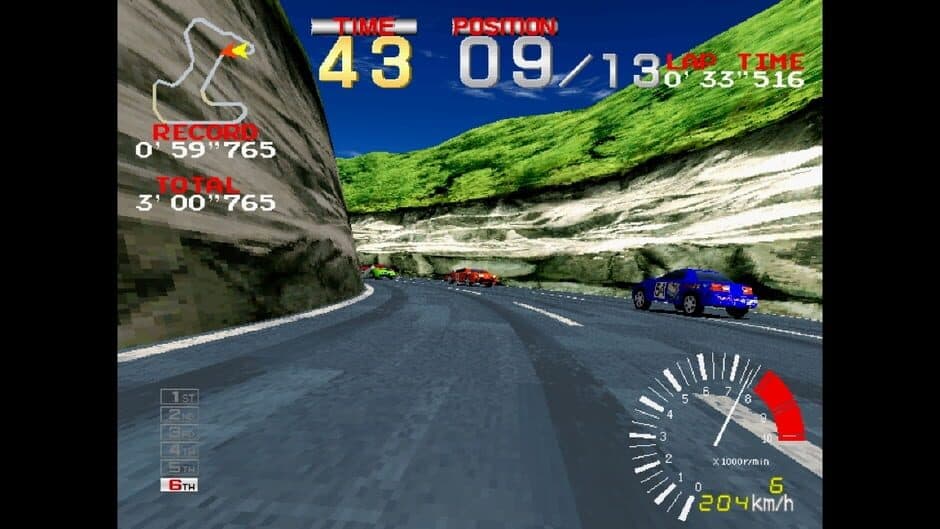 Скриншот 6 из Arcade Archives: Ridge Racer