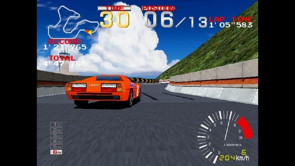 Скриншот 3 из Arcade Archives: Ridge Racer