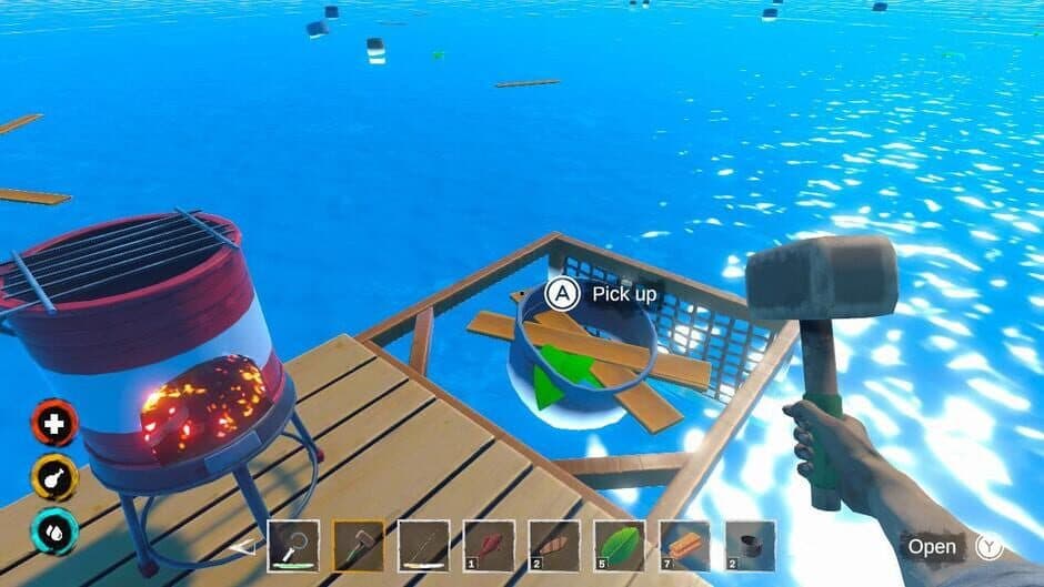 Скриншот 2 из Shipwrecked Raft Survival