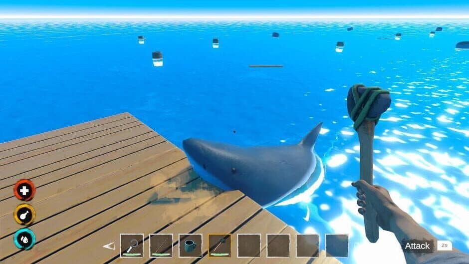 Скриншот 5 из Shipwrecked Raft Survival