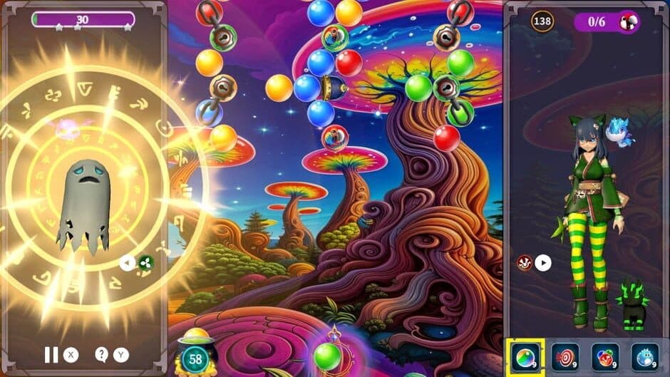 Скриншот 3 из Bubble Wizard III Saga