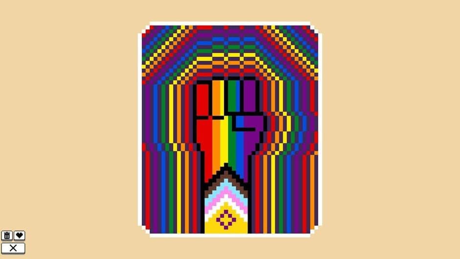 Скриншот 3 из Coloring Pixels: Pride Pack