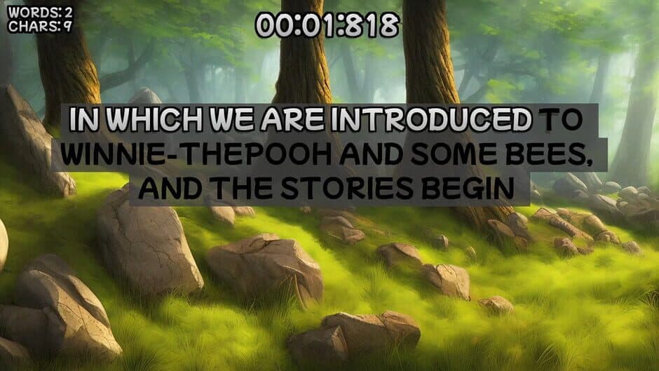 Скриншот 4 из Winnie the Pooh's Book Writing Speedrunner