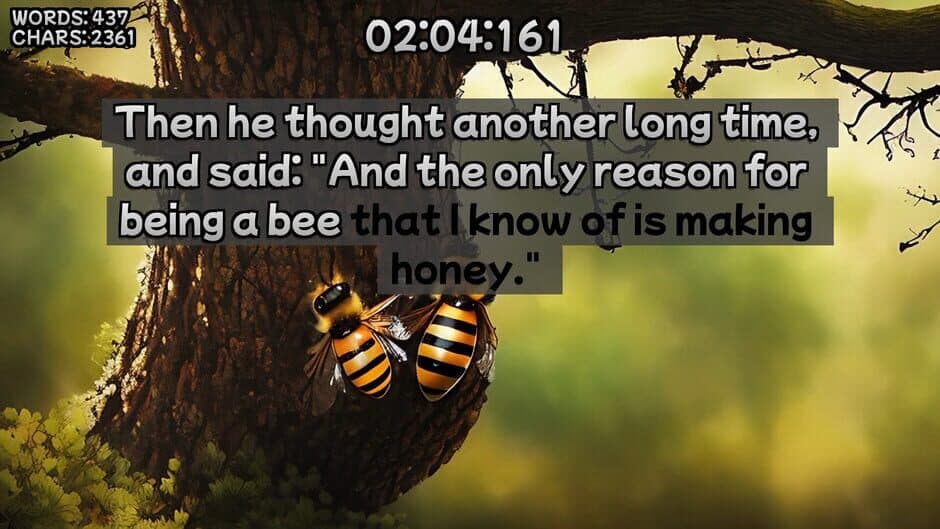 Скриншот 9 из Winnie the Pooh's Book Writing Speedrunner