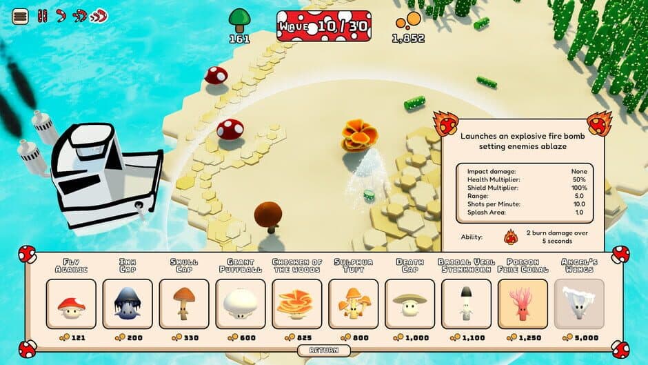 Скриншот 5 из Shrooms! Tower Defence