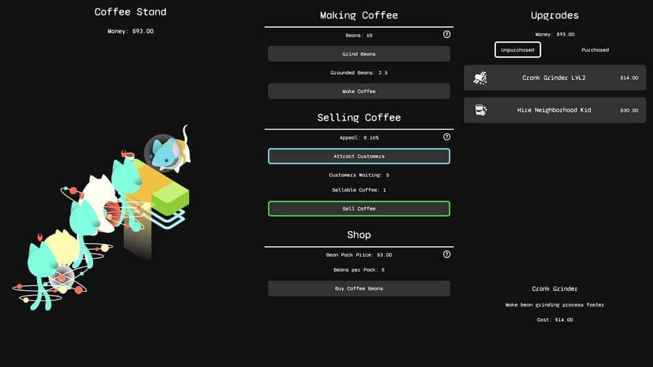 Скриншот 2 из Galactic Coffee Shop