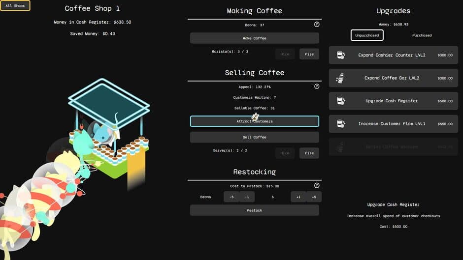 Скриншот 3 из Galactic Coffee Shop