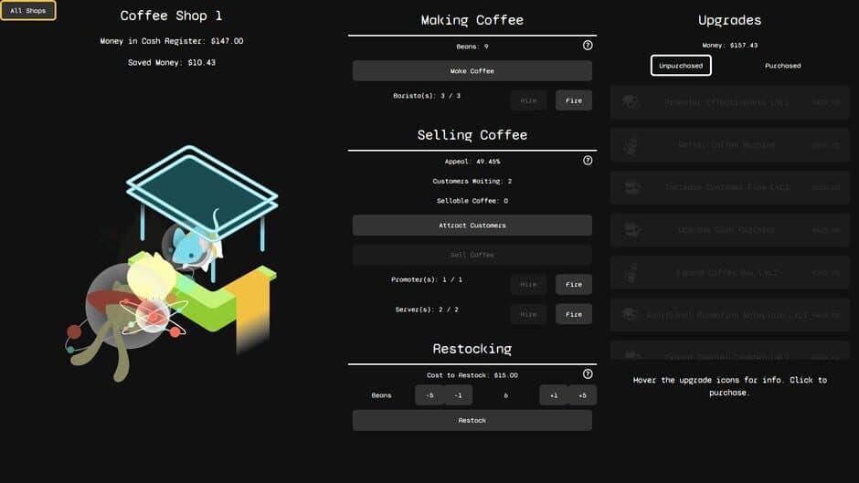 Скриншот 4 из Galactic Coffee Shop
