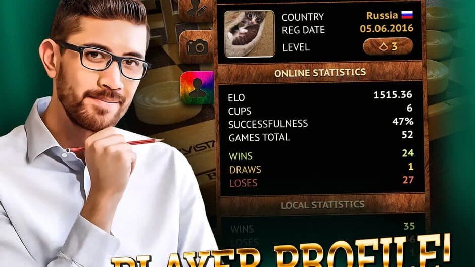 Скриншот 3 из Checkers Online Elite