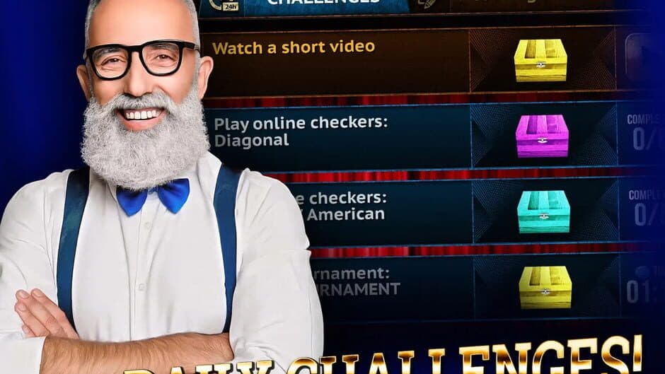 Скриншот 5 из Checkers Online Elite