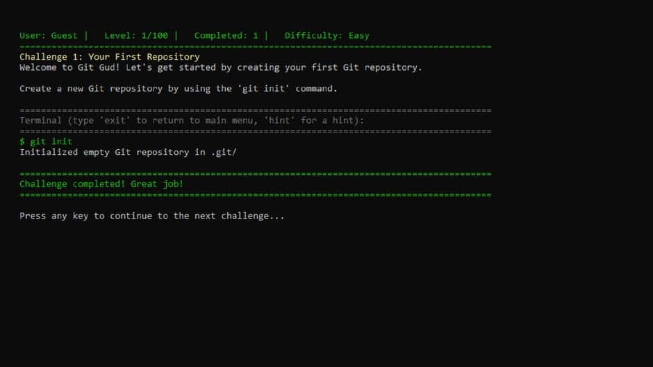 Скриншот 1 из Git Gud