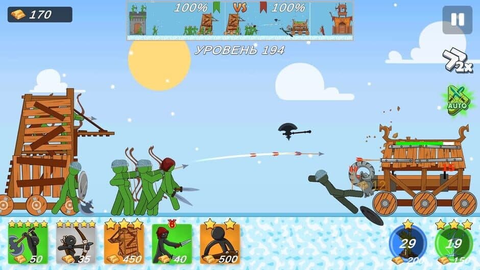 Скриншот 3 из Stick Ragdoll Battle Simulator