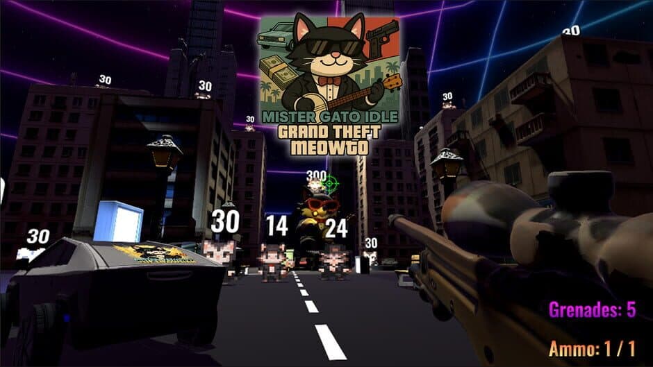 Скриншот 1 из Mister Gato Idle: The Meowsiah