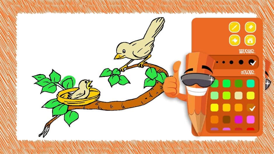 Скриншот 3 из Bird Coloring