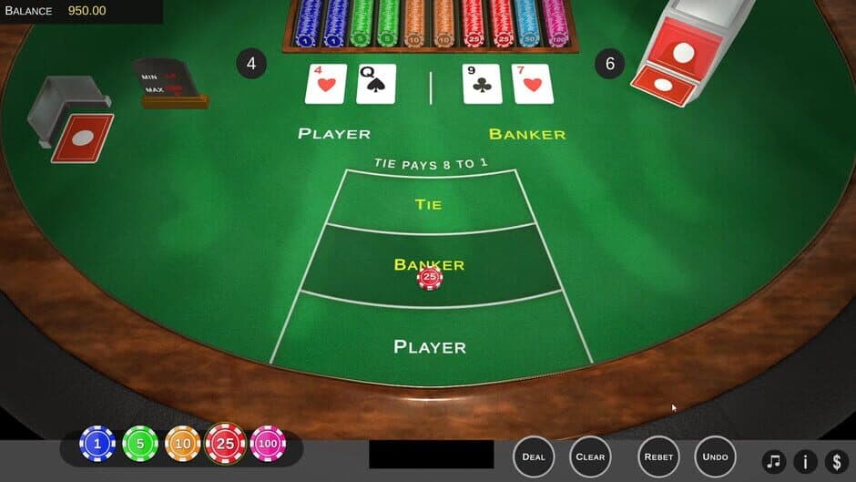 Скриншот 1 из Baccarat