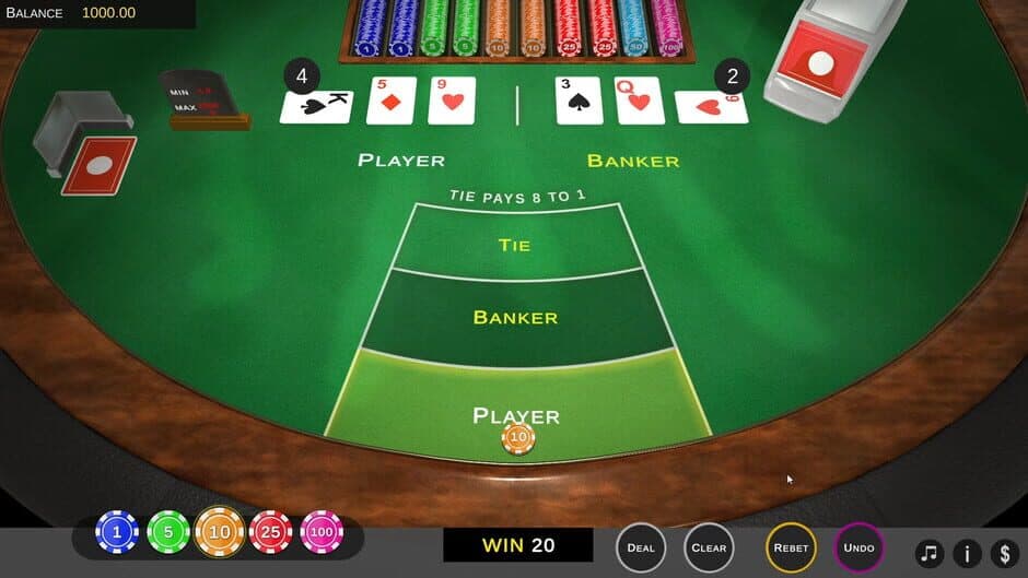 Скриншот 2 из Baccarat