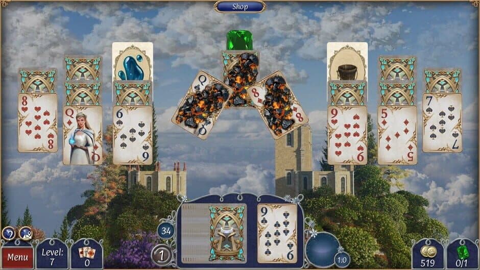 Скриншот 2 из Jewel Match Solitaire Fantasy: Collector's Edition