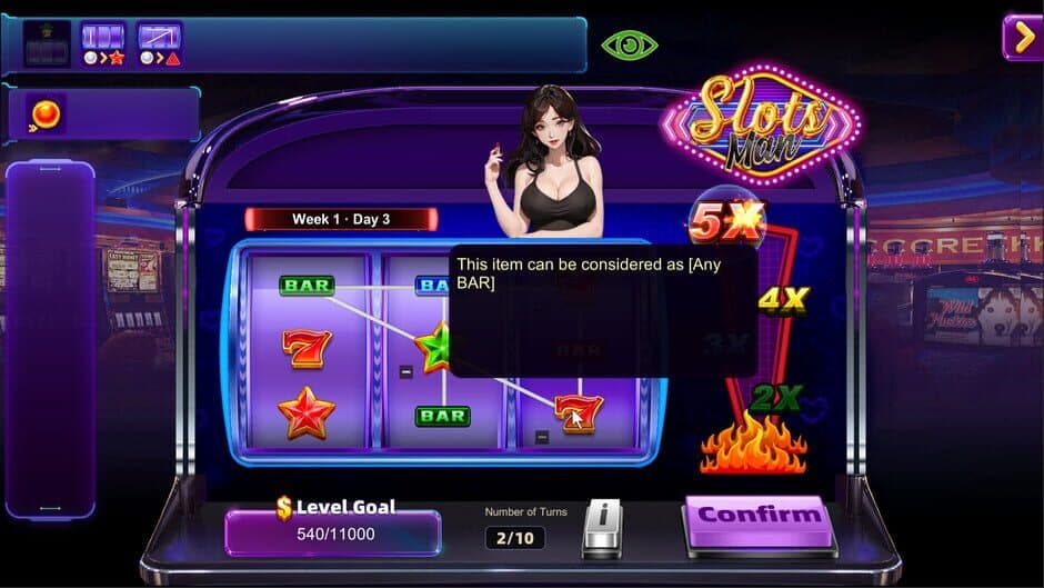 Скриншот 2 из Slots Man