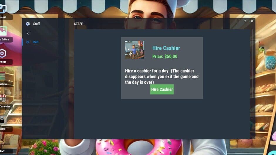 Скриншот 1 из Donut Shop Simulator