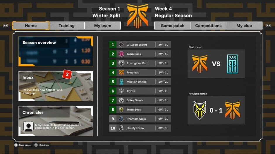 Скриншот 4 из Legends Esport Manager