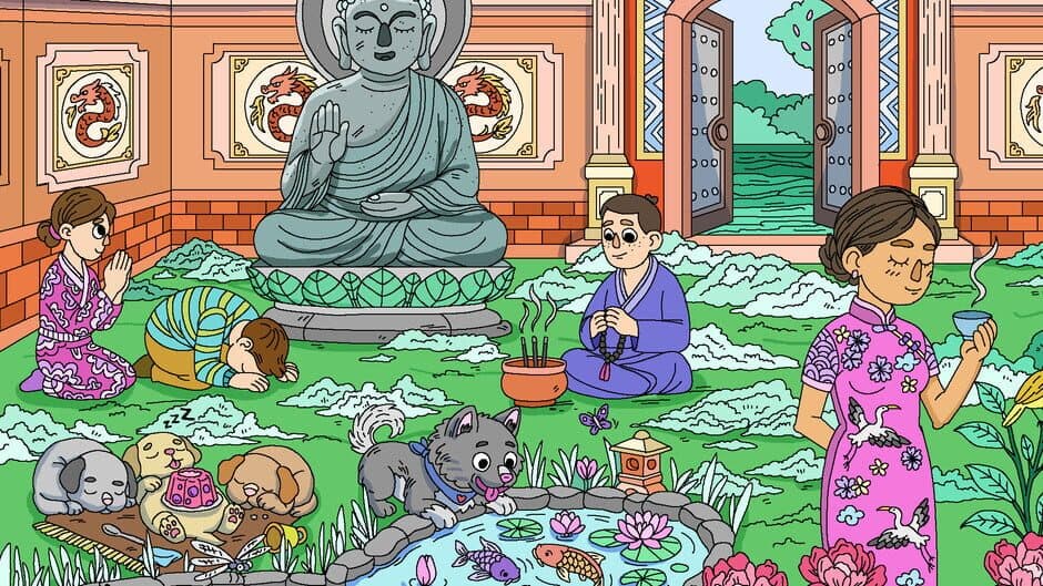 Скриншот 6 из 100 Cats Lost in World Find & Color