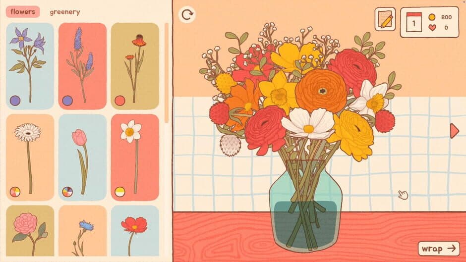 Скриншот 2 из Flowers and Favours: Florist Simulator