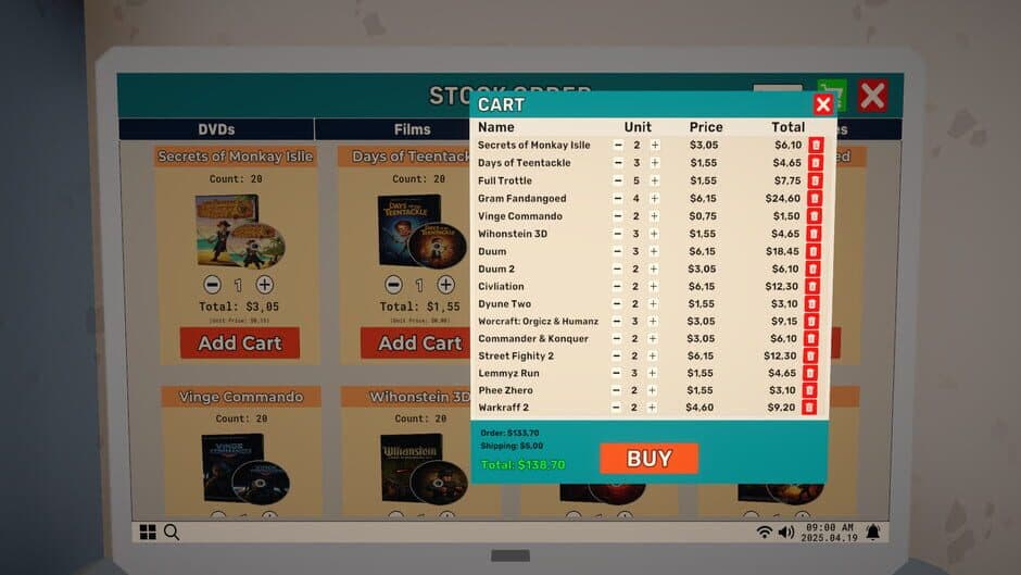 Скриншот 7 из DVD Store Simulator