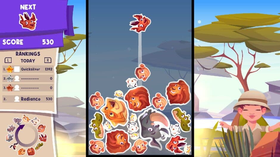 Скриншот 2 из Zoo Merge