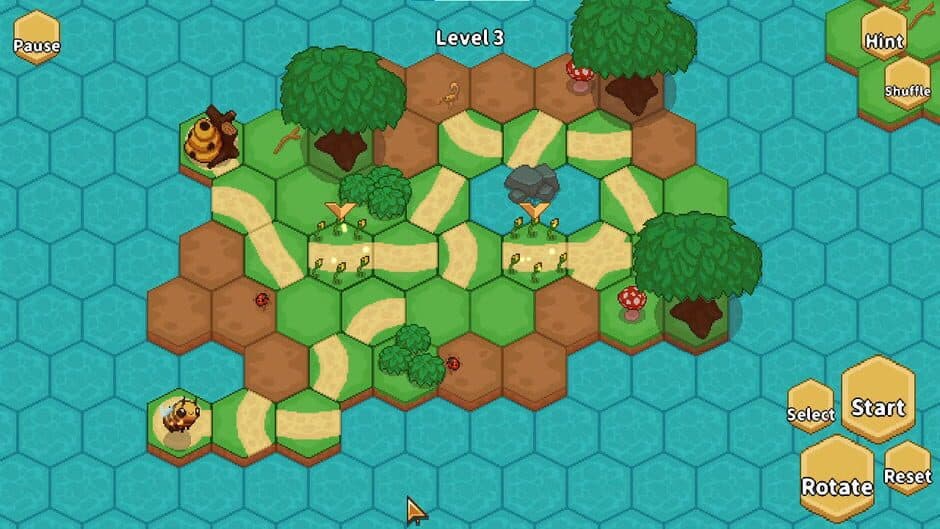 Скриншот 1 из Bee Flowers: Save the Garden