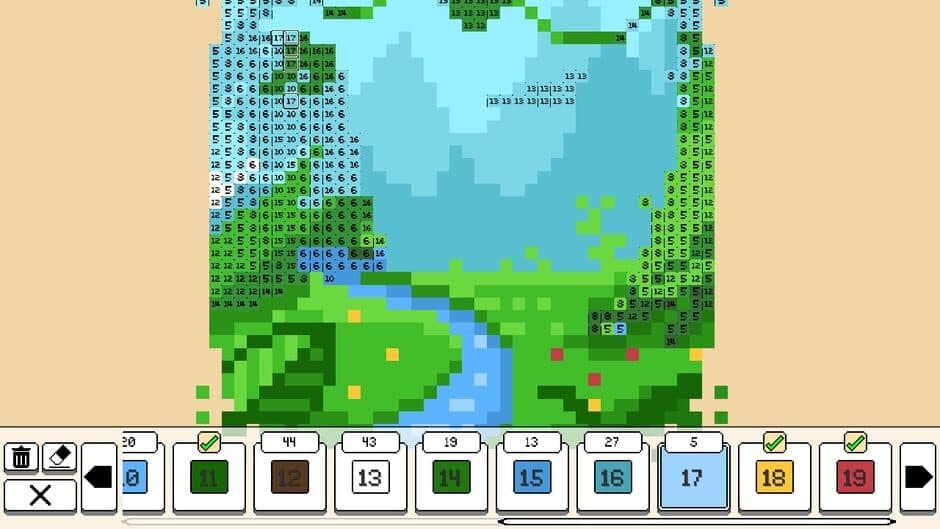 Скриншот 4 из Coloring Pixels: Collection 6
