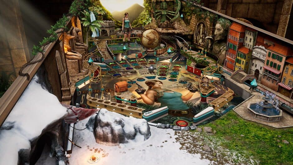 Скриншот 1 из Pinball FX: Tomb Raider Pinball