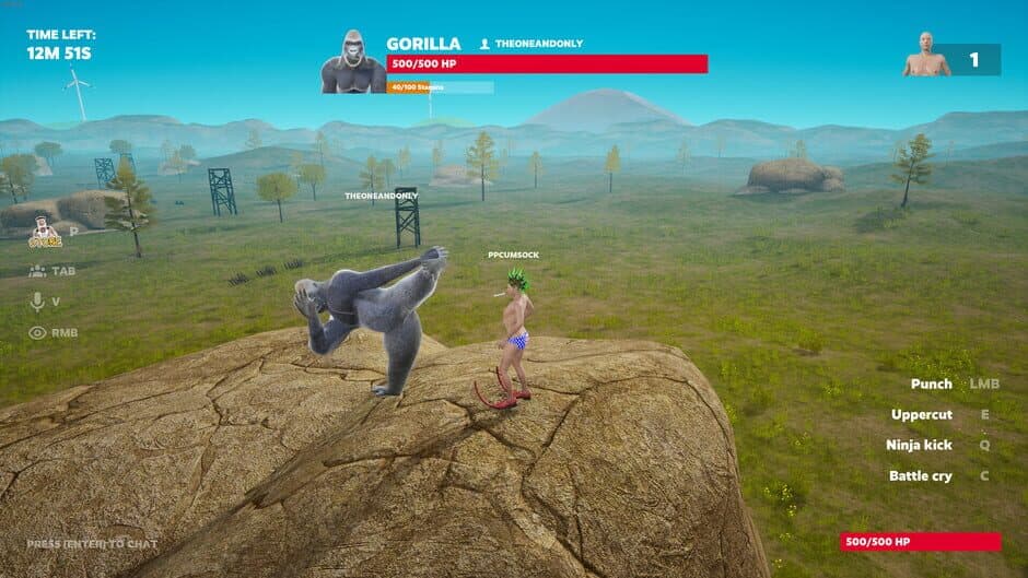 Скриншот 9 из 100 Men vs 1 Gorilla