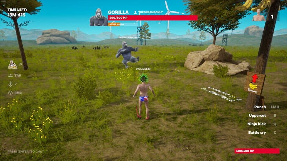 Скриншот 2 из 100 Men vs 1 Gorilla