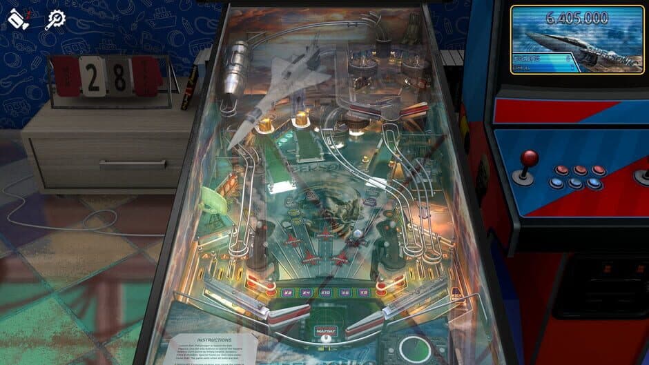 Скриншот 1 из Zaccaria Pinball: Supersonic Deluxe Pinball Table