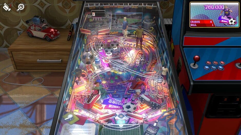 Скриншот 1 из Zaccaria Pinball: Soccer Kings Deluxe Pinball Table