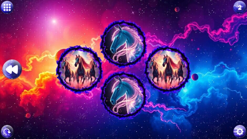 Скриншот 1 из Space Memory: Horses