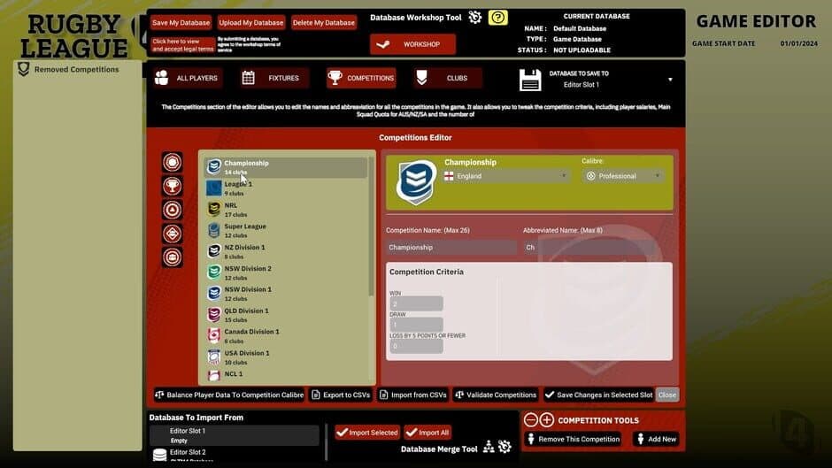 Скриншот 8 из Rugby League Team Manager 4