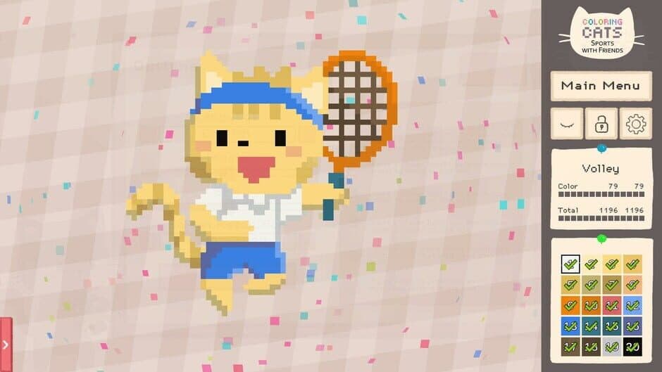Скриншот 2 из Coloring Cats: Sports With Friends