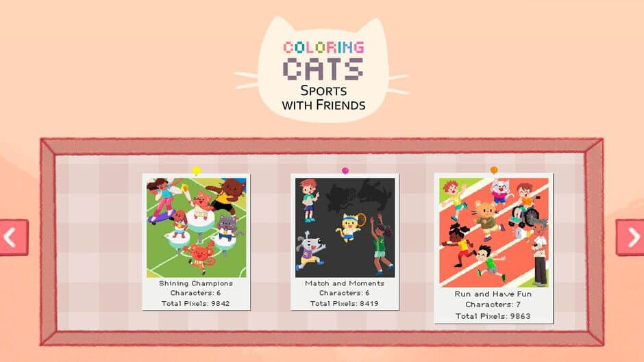 Скриншот 3 из Coloring Cats: Sports With Friends