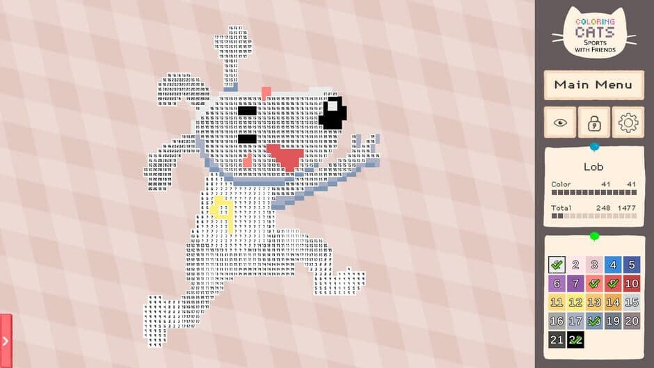 Скриншот 4 из Coloring Cats: Sports With Friends