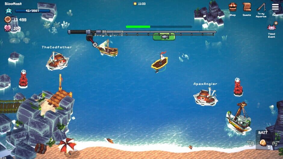 Скриншот 7 из Tiny Aquarium: Social Fishkeeping
