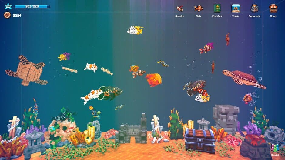 Скриншот 8 из Tiny Aquarium: Social Fishkeeping