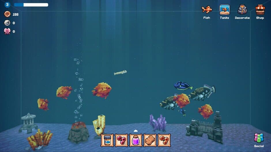 Скриншот 6 из Tiny Aquarium: Social Fishkeeping