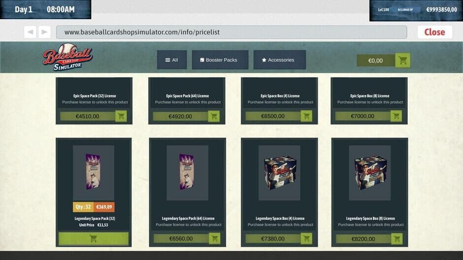 Скриншот 7 из Baseball Card Shop Simulator