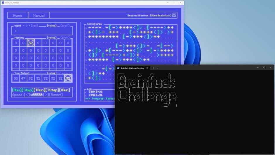 Скриншот 3 из Brainfuck Challenge