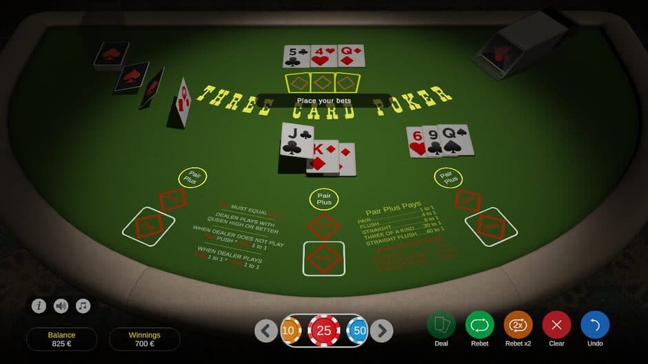 Скриншот 4 из 3 Card Poker