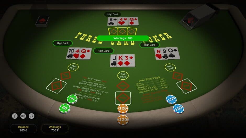 Скриншот 5 из 3 Card Poker